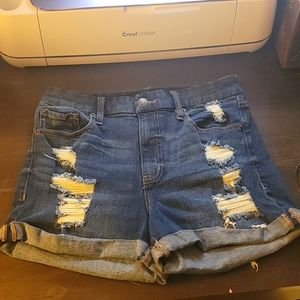 Aeropostale high rise curvy midi shorts 10